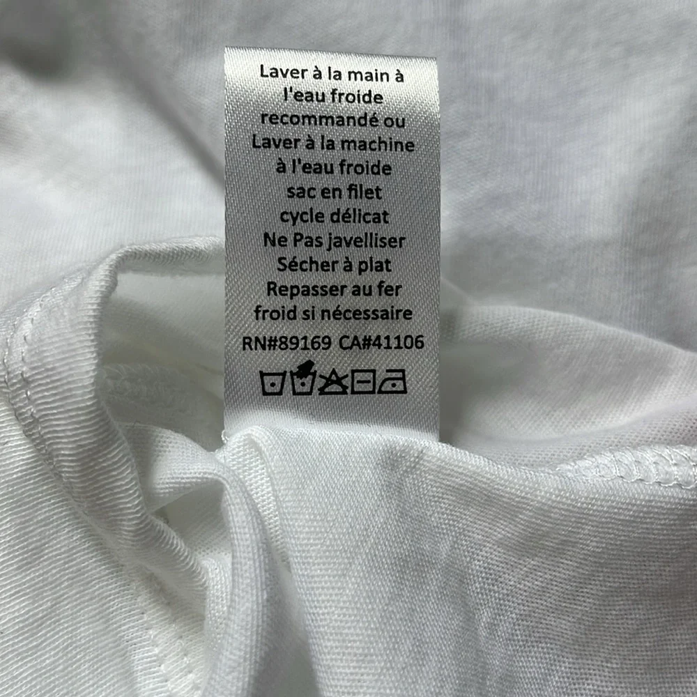 ATM Anthony Thomas Melillo Vintage Jersey Crew Neck T-Shirt white XS *NWT* - Picture 7 of 8